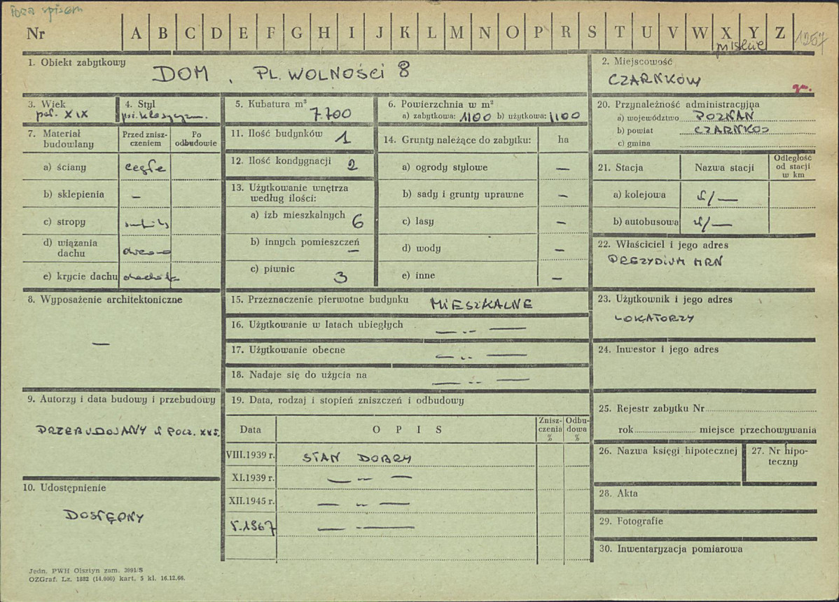 Karta zielona, skan nr 1