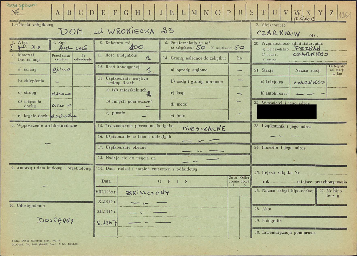 KZ - Karta zielona, skan nr 1