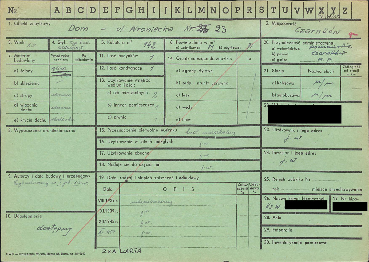 KZ - Karta zielona, skan nr 3