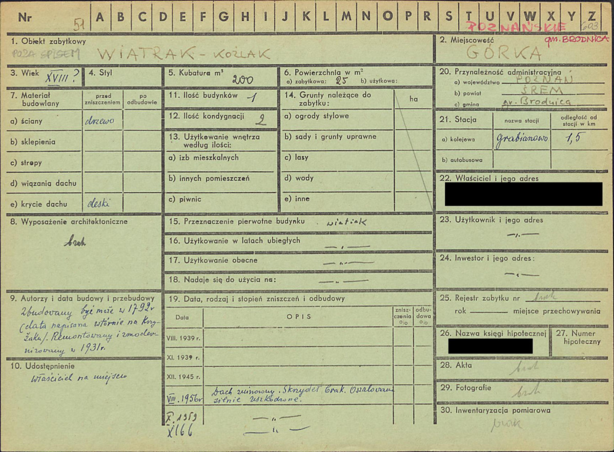 KZ - Karta zielona, skan nr 1