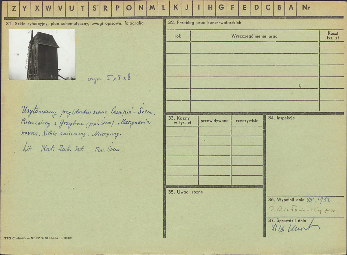 KZ - Karta zielona, skan nr 2