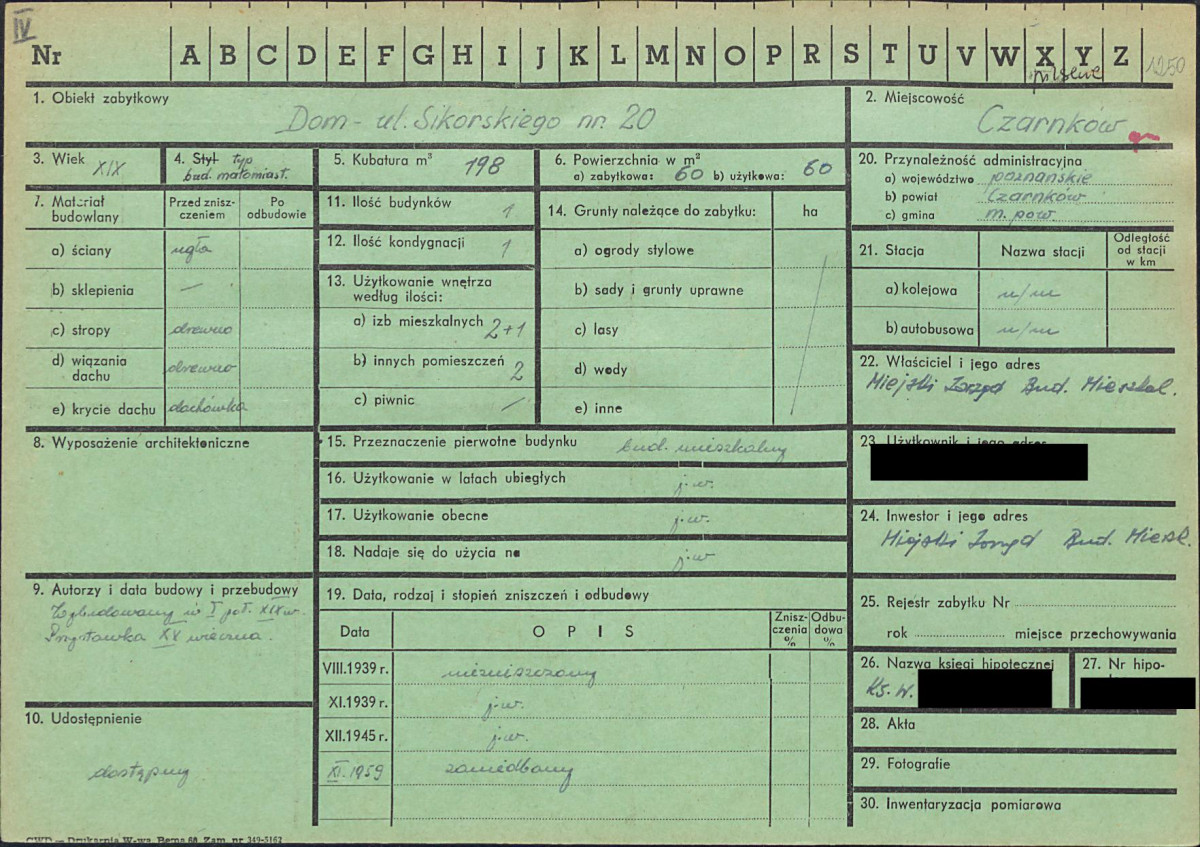 KZ - Karta zielona, skan nr 1