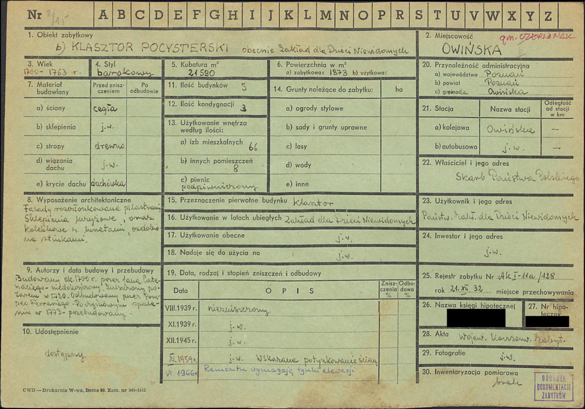 KZ - Karta zielona, skan nr 1
