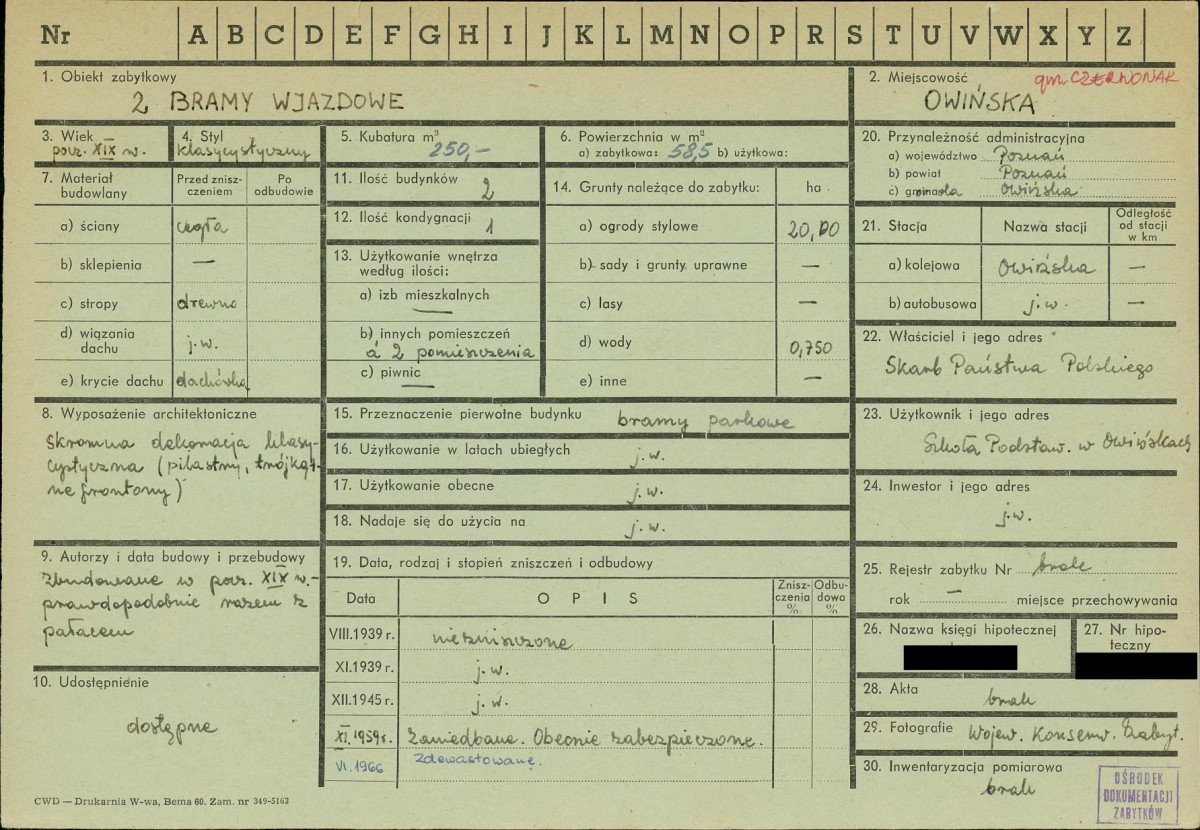KZ - Karta zielona, skan nr 1