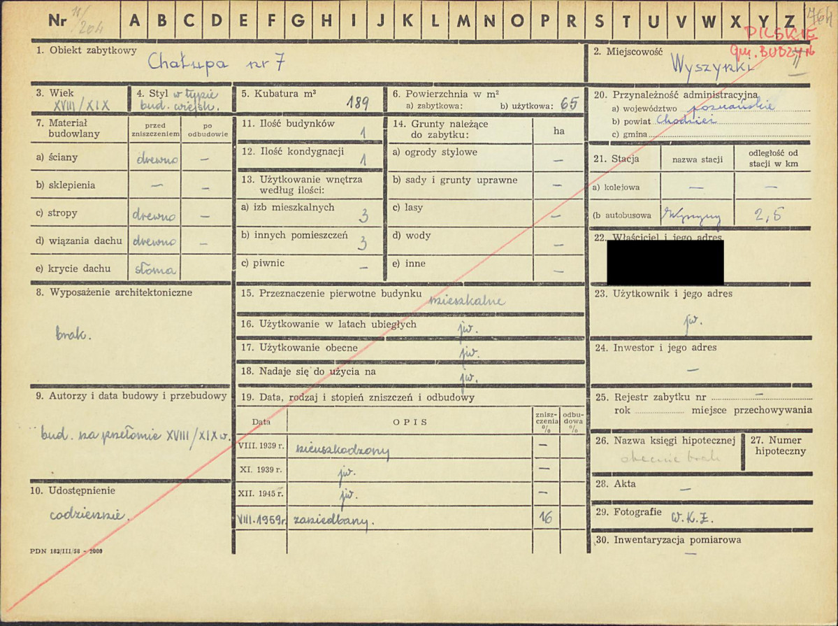 KZ - Karta zielona, skan nr 1