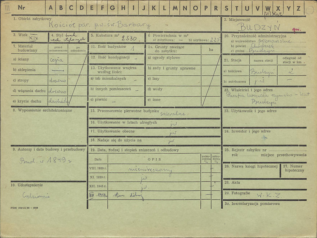 Karta zielona, skan nr 1