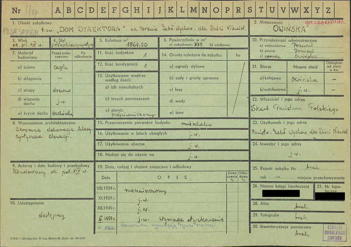 KZ - Karta zielona, skan nr 1