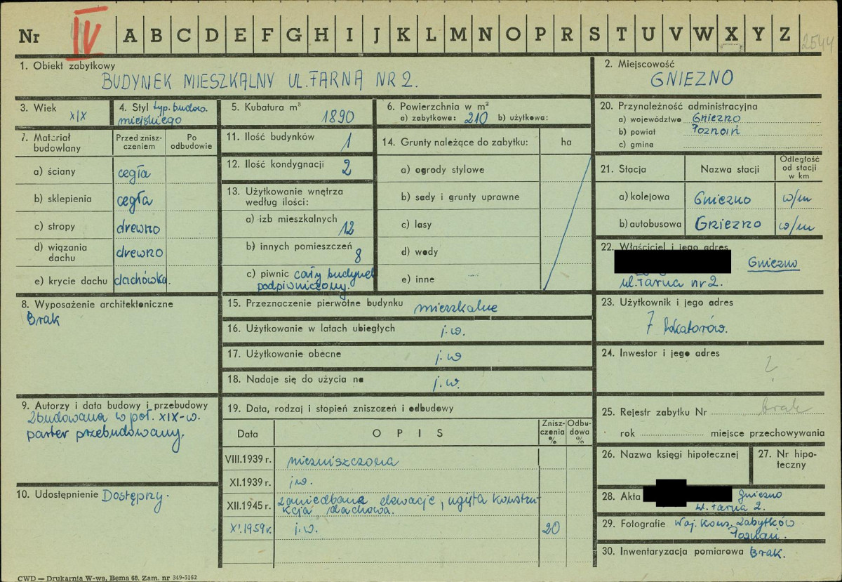 KZ - Karta zielona, skan nr 1