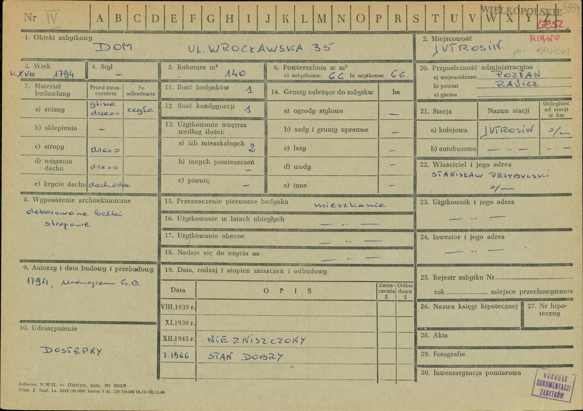 Karta zielona, skan nr 1