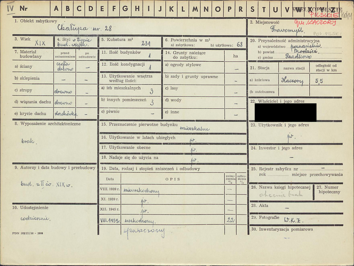 KZ - Karta zielona, skan nr 1
