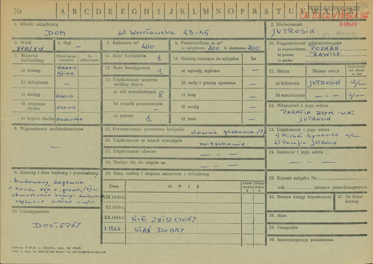 KZ - Karta zielona, skan nr 1