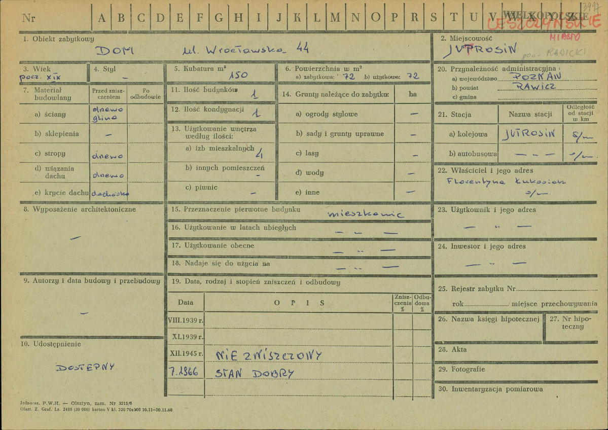 Karta zielona, skan nr 1