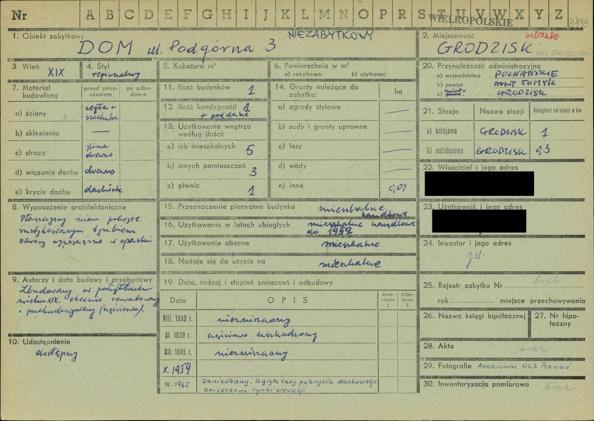 KZ - Karta zielona, skan nr 1