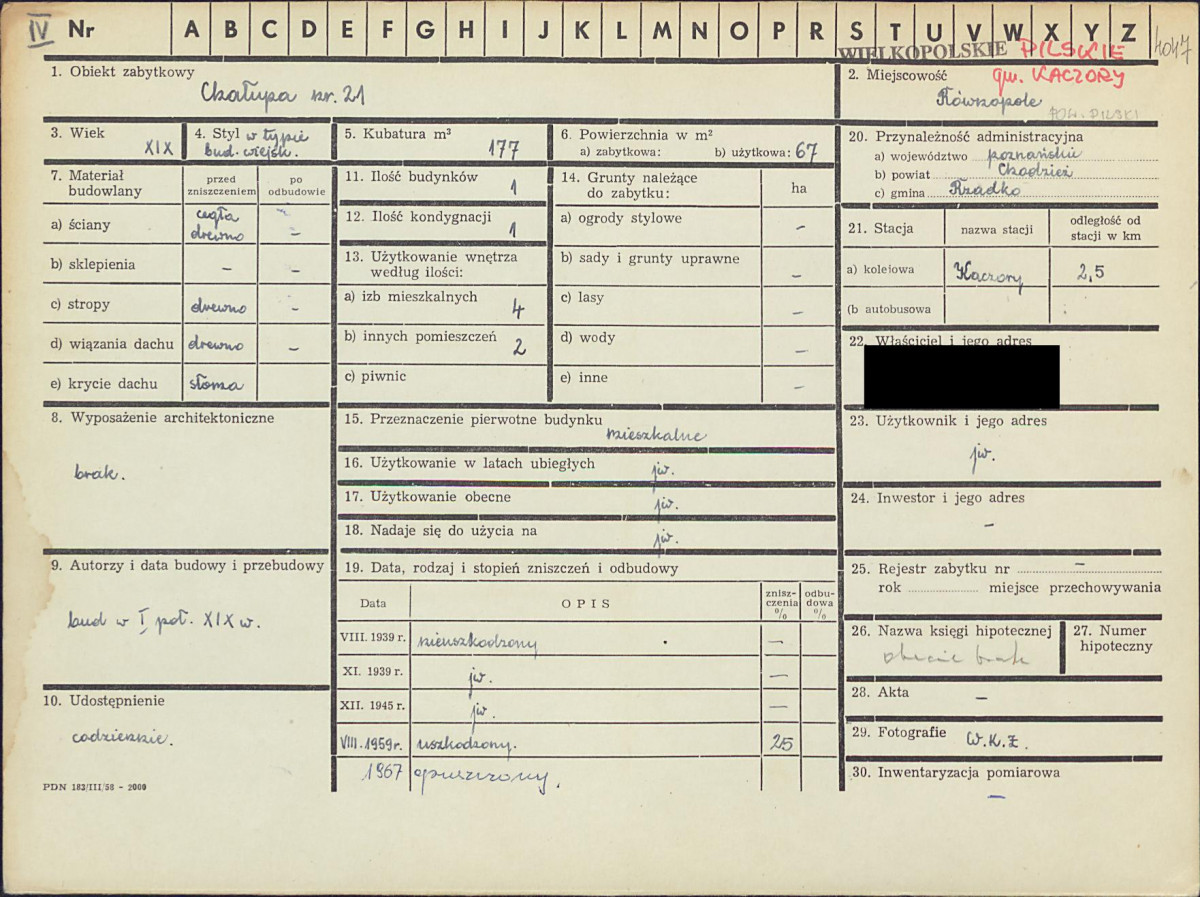 KZ - Karta zielona, skan nr 1