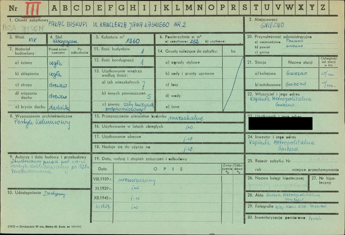 KZ - Karta zielona, skan nr 1