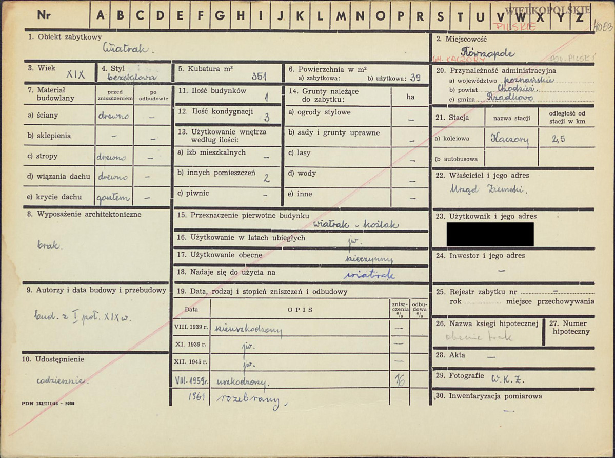 KZ - Karta zielona, skan nr 1