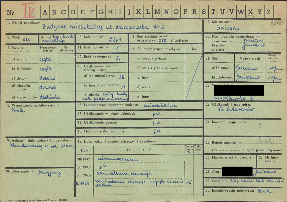 KZ - Karta zielona, skan nr 1