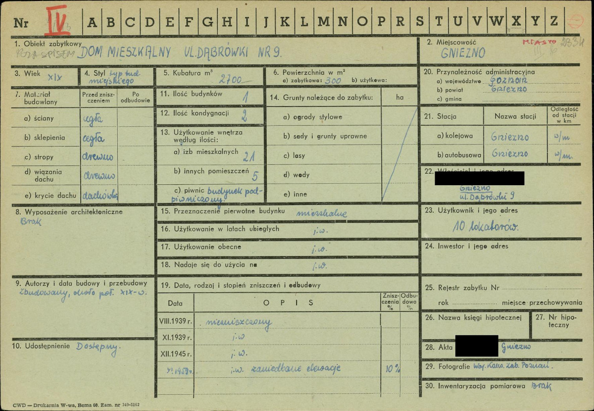 KZ - Karta zielona, skan nr 1