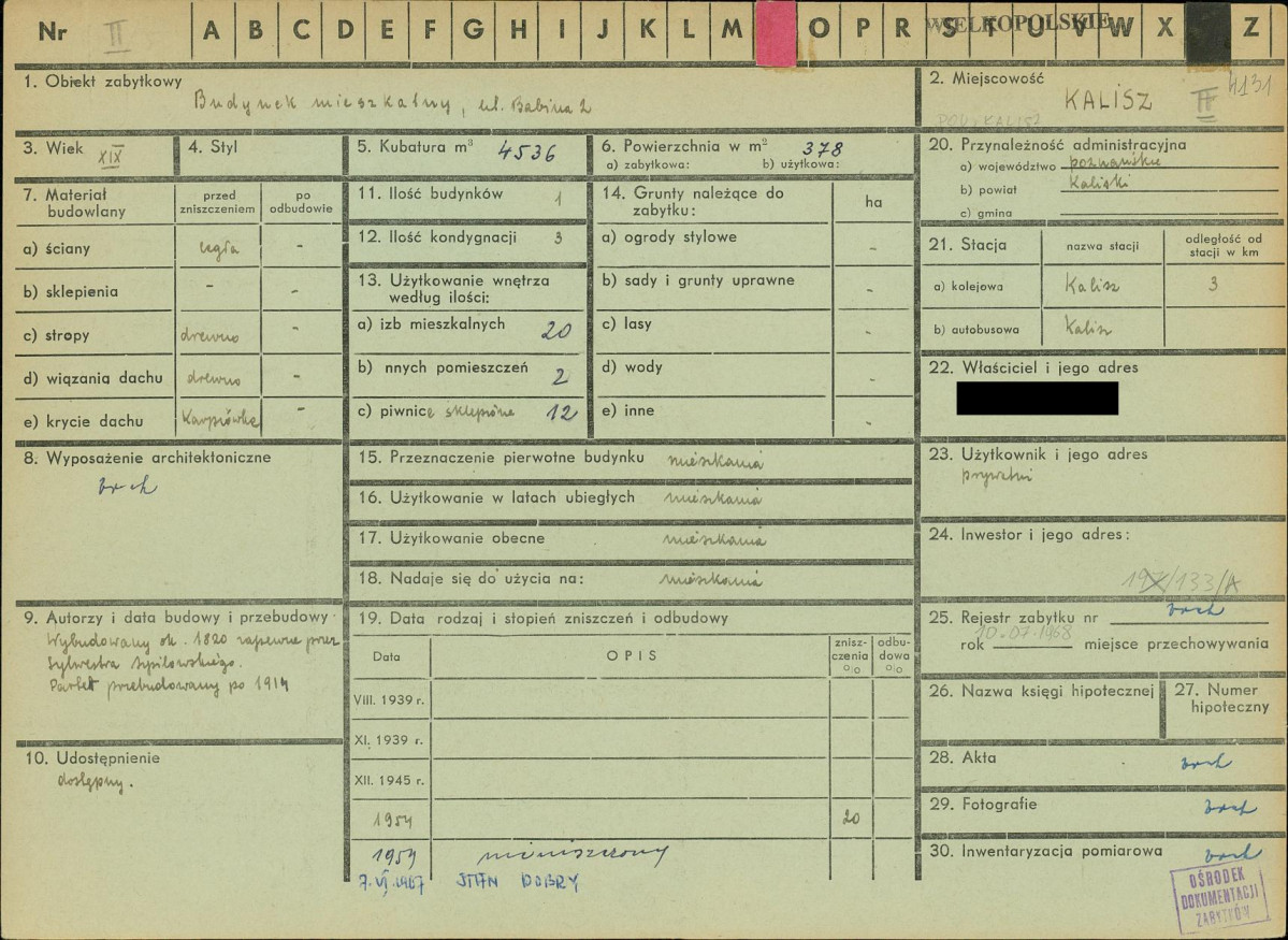 KZ - Karta zielona, skan nr 1
