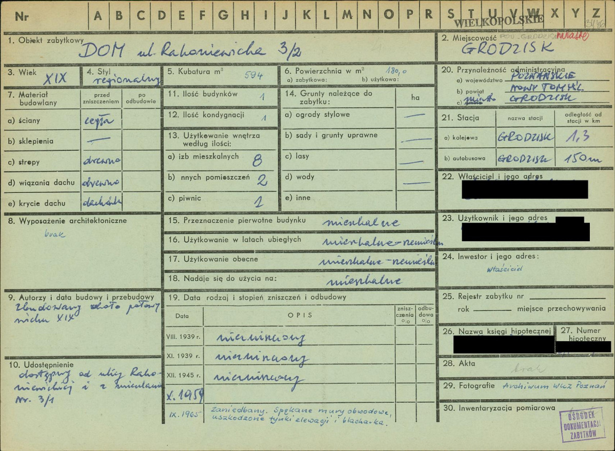 KZ - Karta zielona, skan nr 1