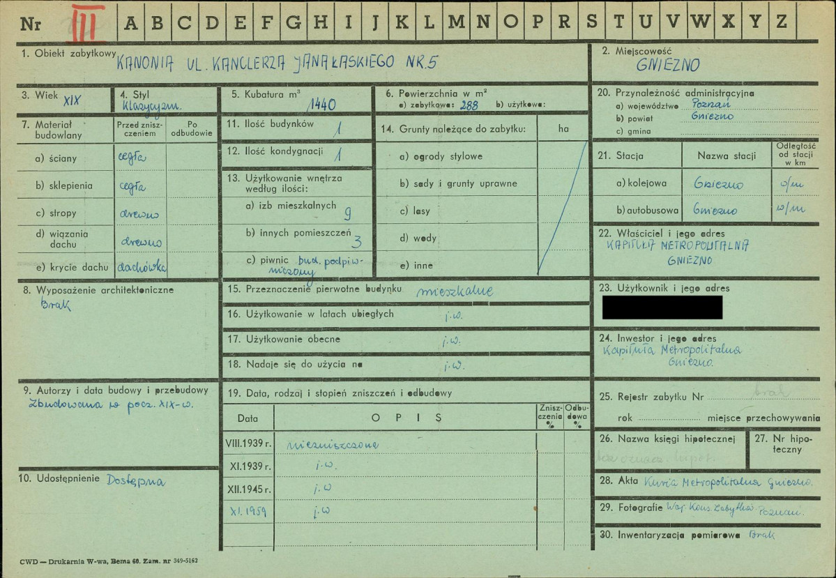 KZ - Karta zielona, skan nr 1
