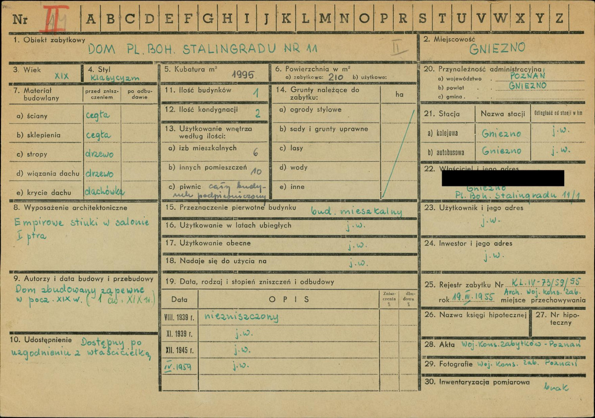 KZ - Karta zielona, skan nr 1