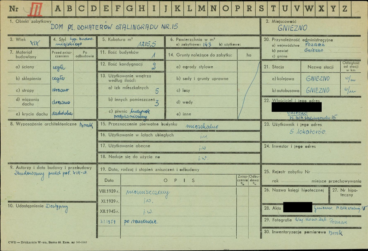 KZ - Karta zielona, skan nr 1