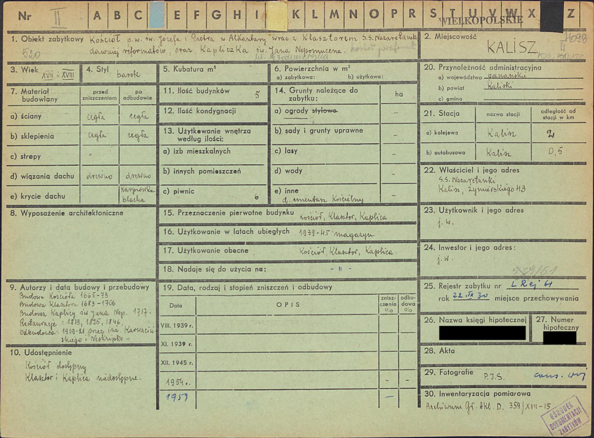 KZ - Karta zielona, skan nr 1