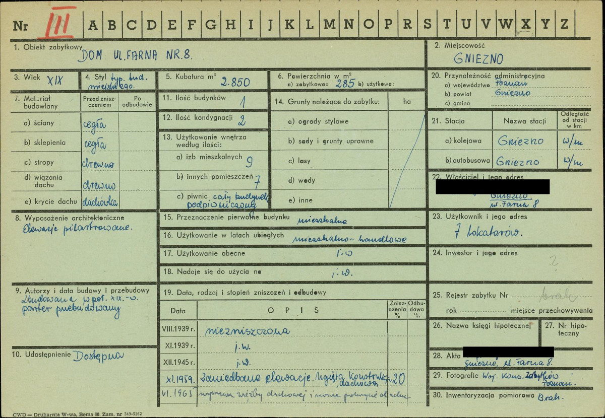 KZ - Karta zielona, skan nr 1