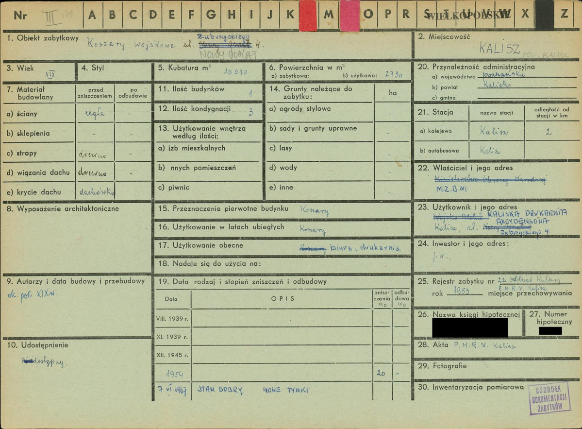 KZ - Karta zielona, skan nr 1