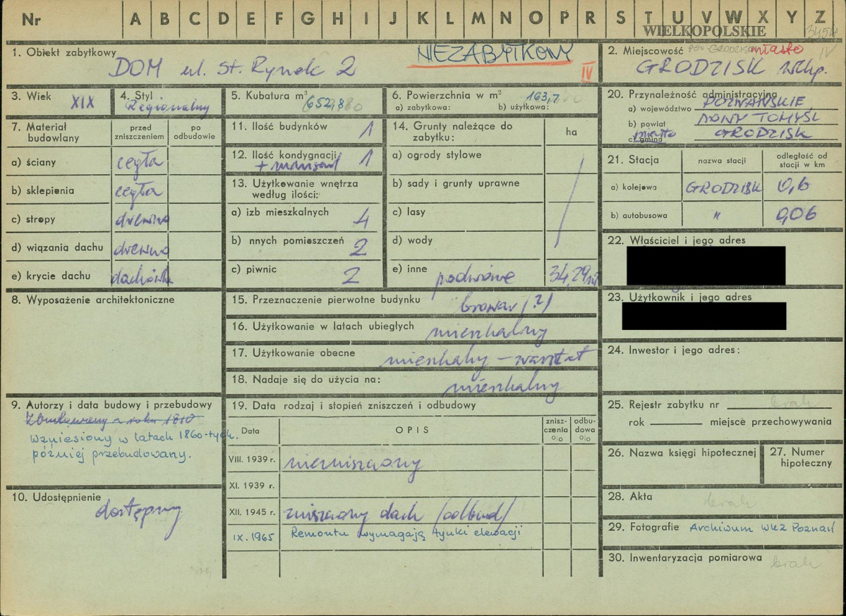 KZ - Karta zielona, skan nr 1