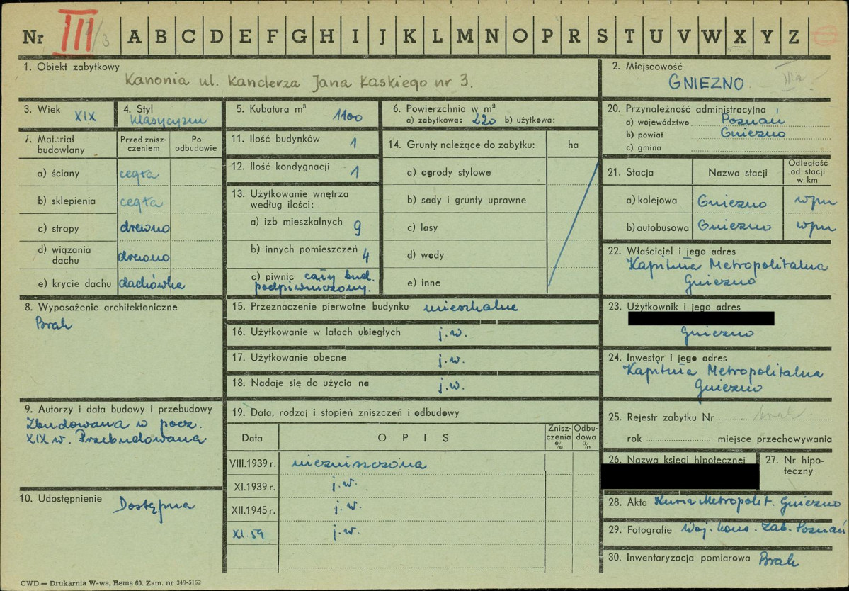 KZ - Karta zielona, skan nr 1