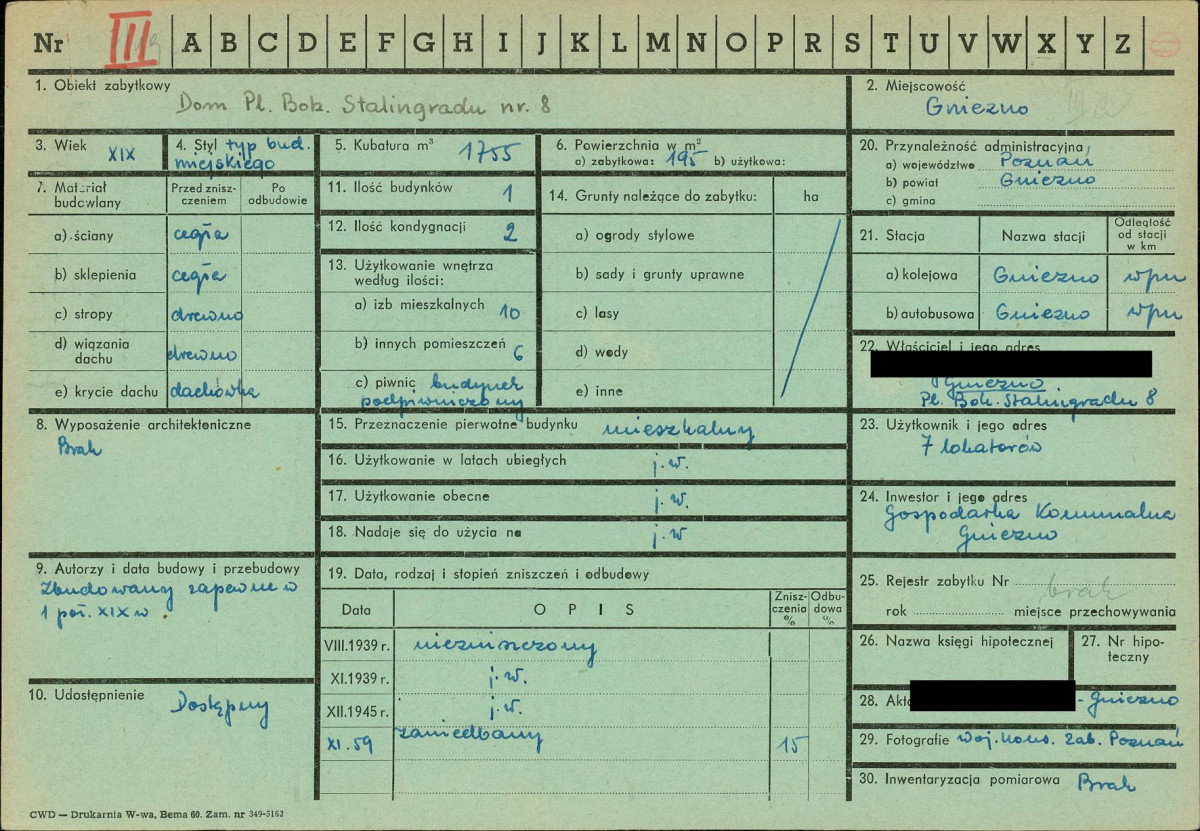 KZ - Karta zielona, skan nr 1