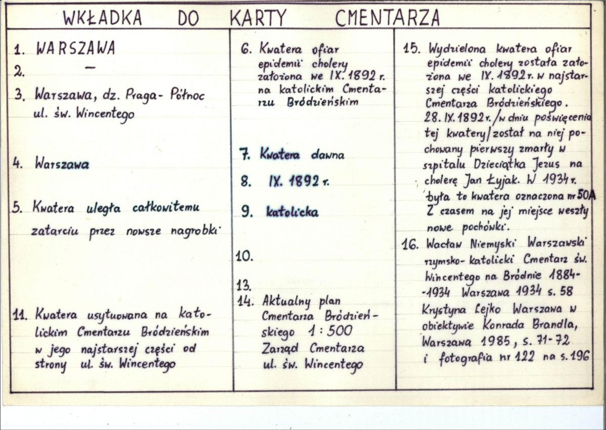 KC - Karta cmentarza, skan nr 5