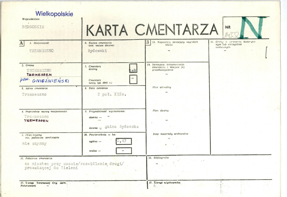 Karta cmentarza, skan nr 1