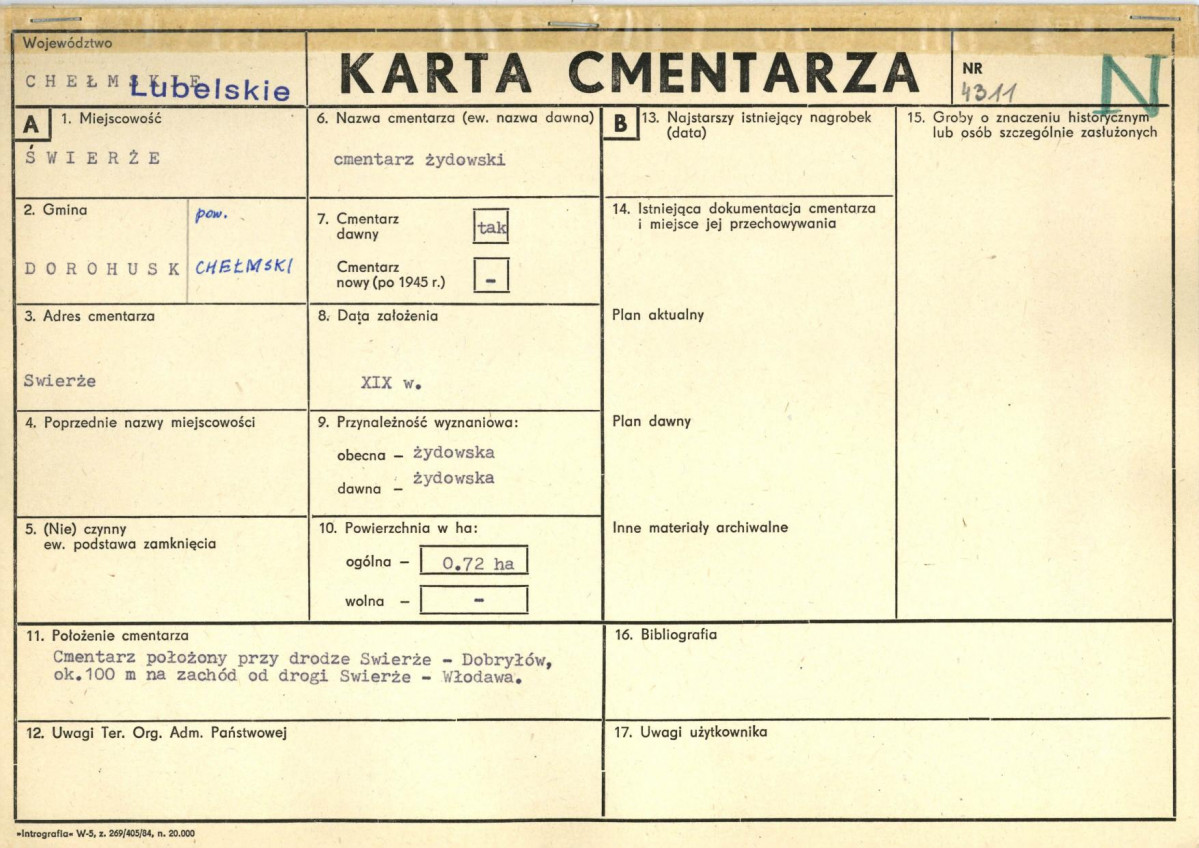Karta cmentarza, skan nr 1