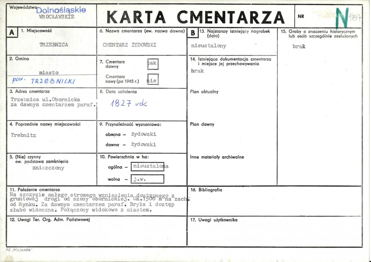 Karta cmentarza, skan nr 1