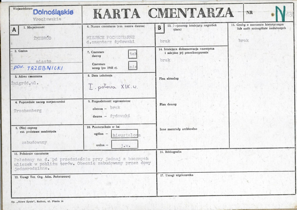 Karta cmentarza, skan nr 1