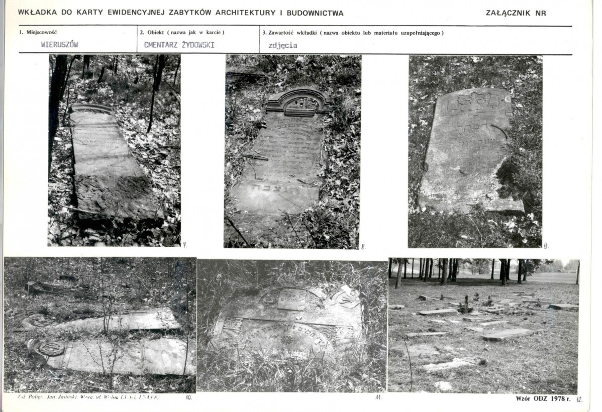 Karta cmentarza, skan nr 6