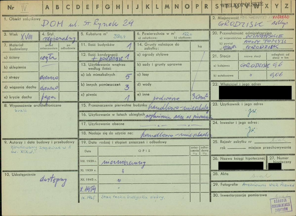 KZ - Karta zielona, skan nr 1
