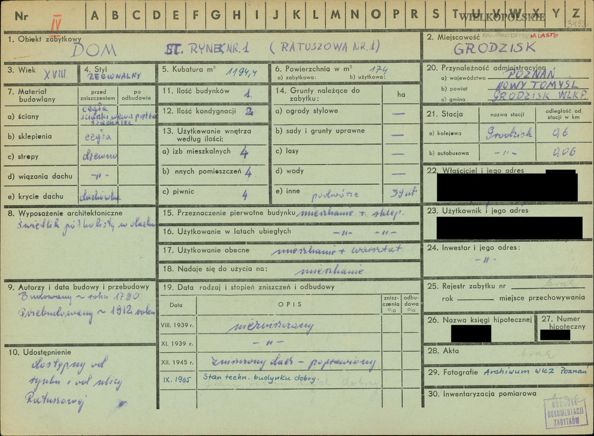 KZ - Karta zielona, skan nr 1