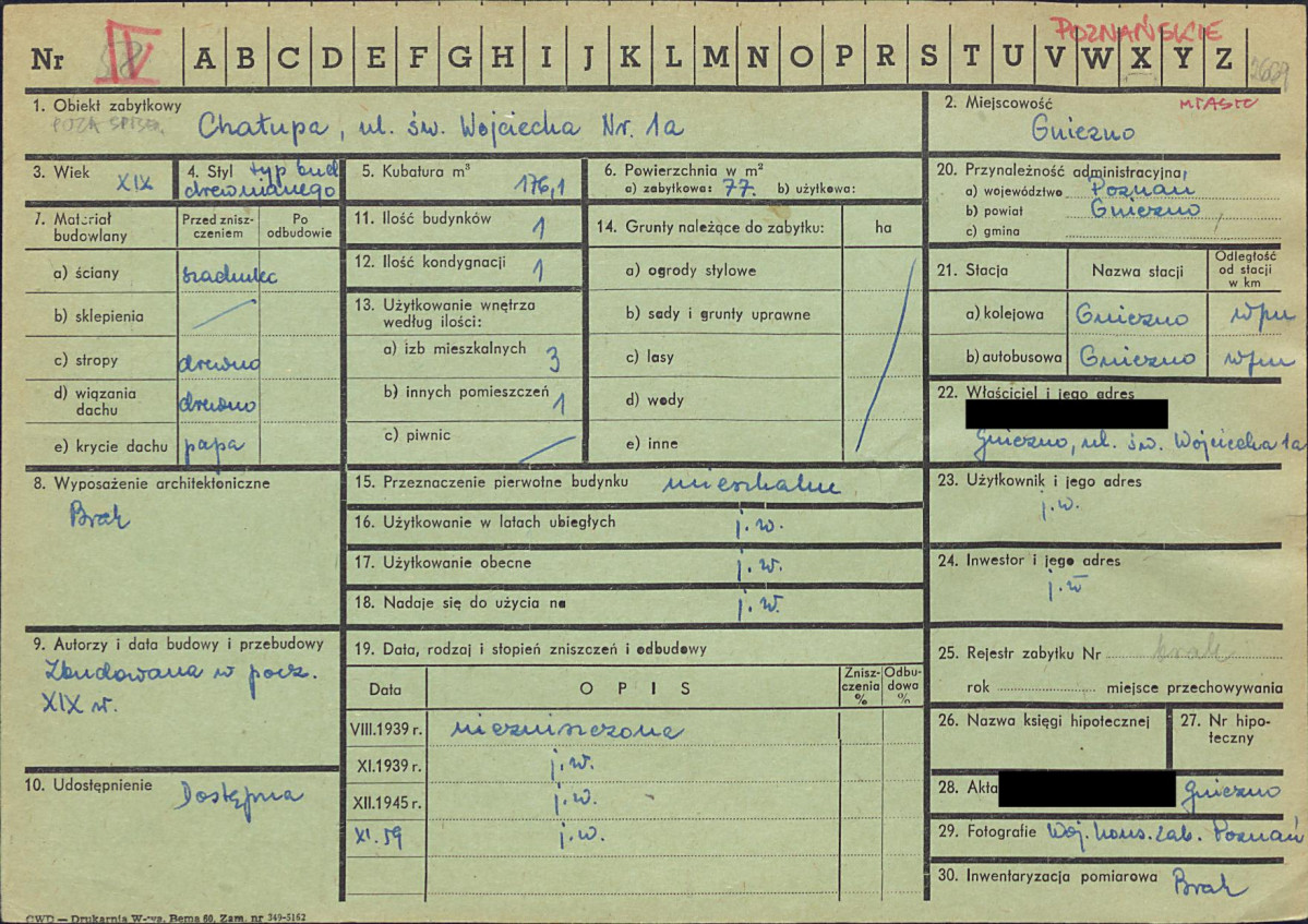 KZ - Karta zielona, skan nr 1
