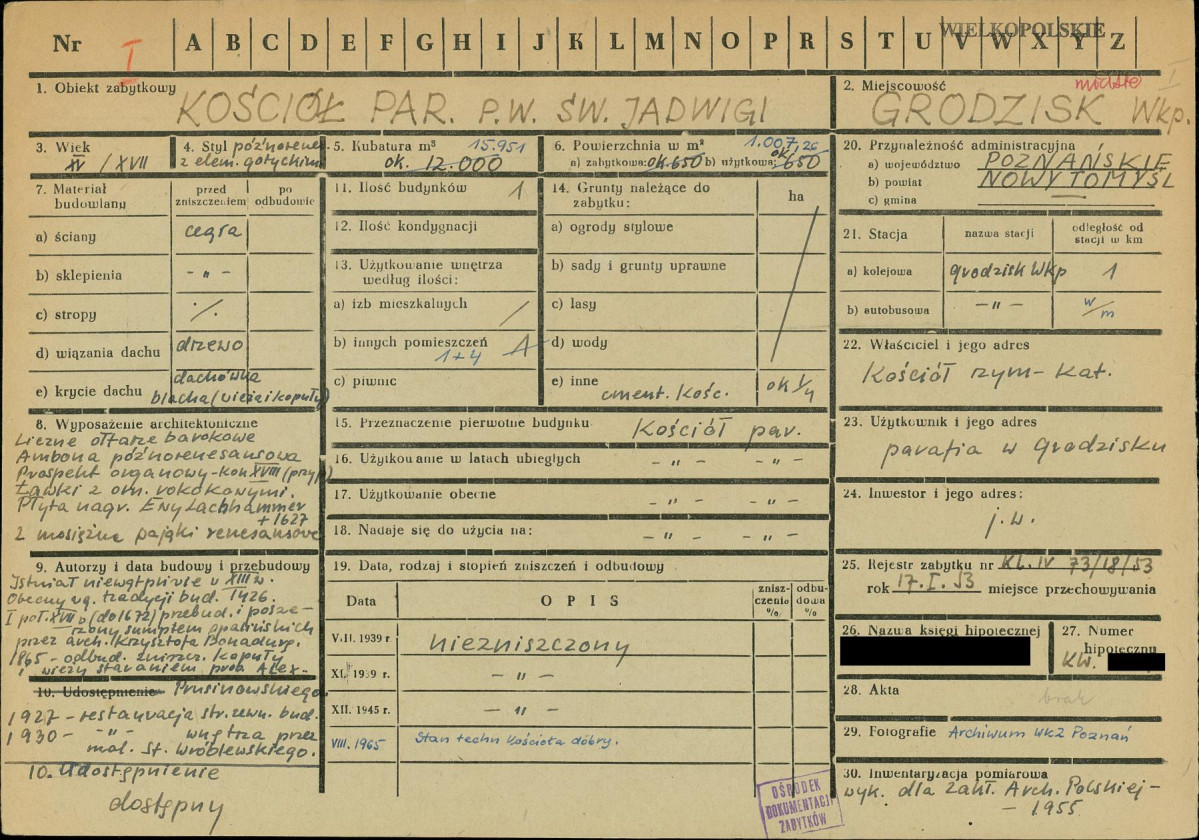 KZ - Karta zielona, skan nr 1