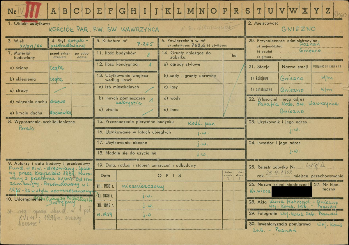 KZ - Karta zielona, skan nr 1