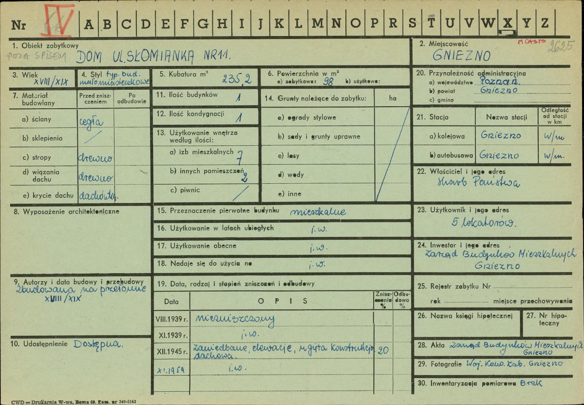 Karta zielona, skan nr 1