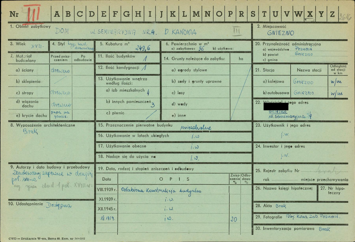 KZ - Karta zielona, skan nr 1