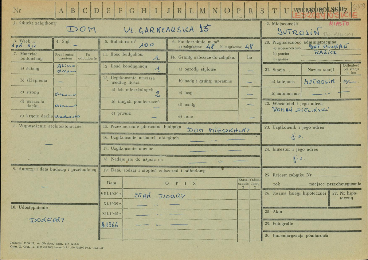 Karta zielona, skan nr 1