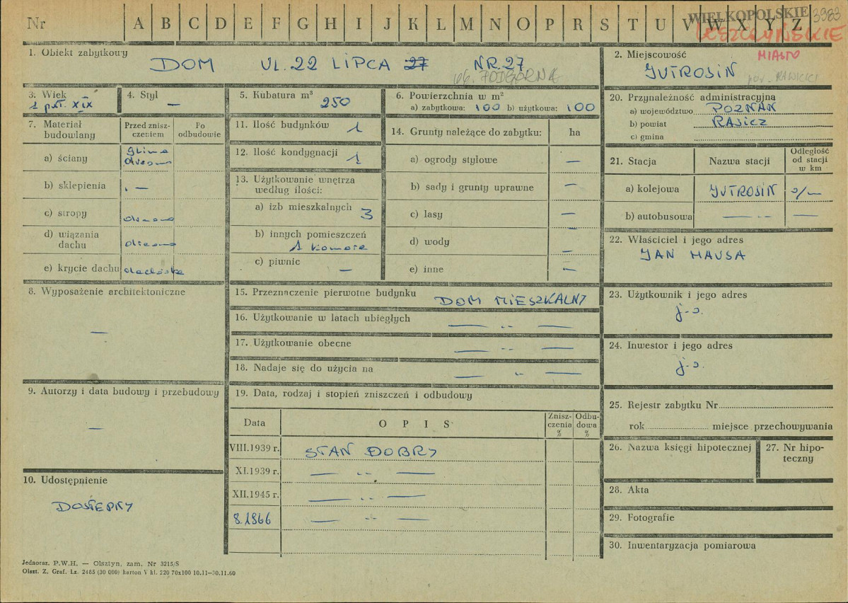 Karta zielona, skan nr 1