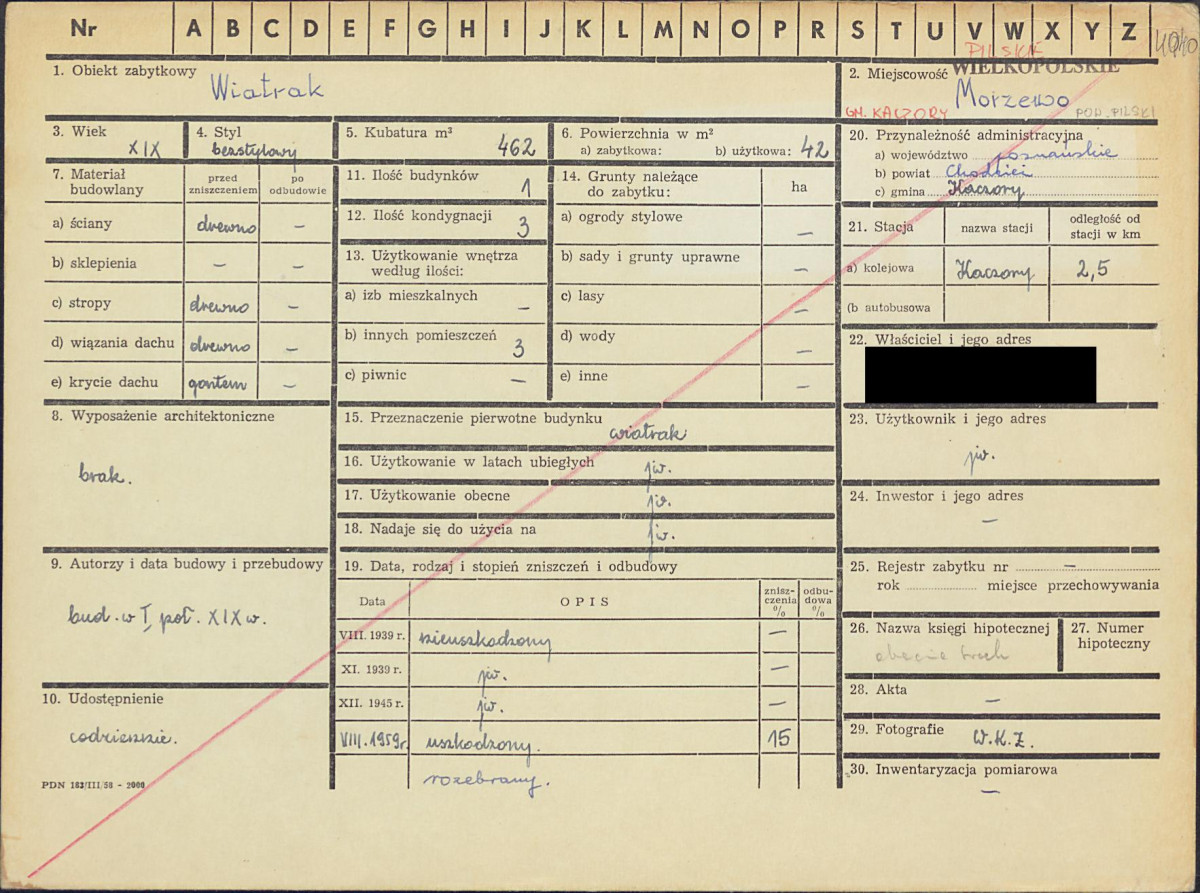 KZ - Karta zielona, skan nr 1