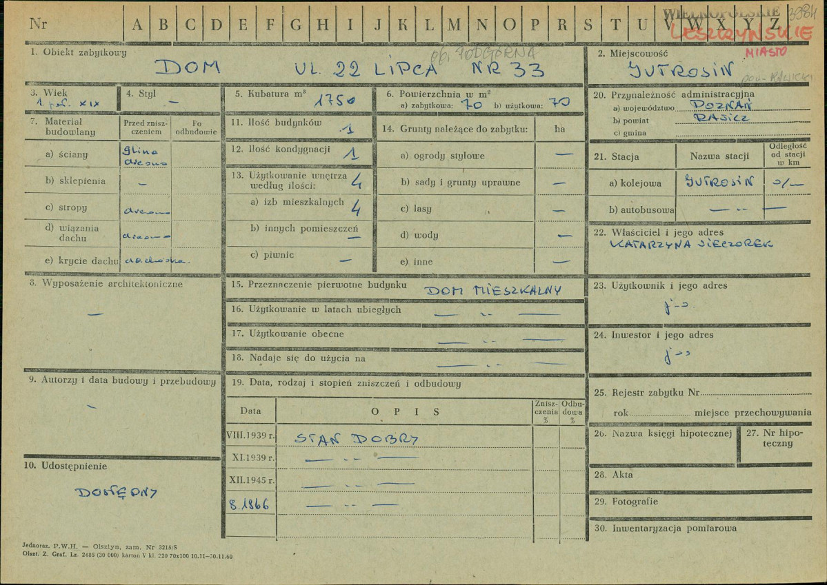 Karta zielona, skan nr 1